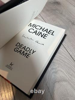 Michael Caine Signed 1st Edition 2023 Deadly Game Hardback