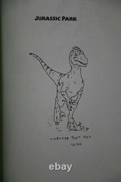 Michael Chrichton Jurassic Park Signed remarqued First Folio Edition