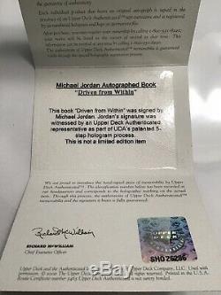Michael Jordan SIGNED Driven from Within PSA/DNA + Upper Deck