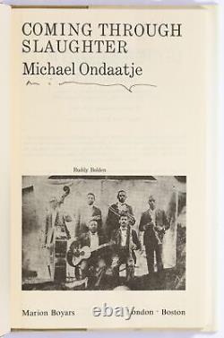 Michael ONDAATJE / Coming Through Slaughter Signed 1st Edition 1979