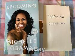 Michelle Obama Autographs Becoming 2018 First Lady In Person Signed Memoir