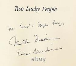 Milton, Rose D Friedman / TWO LUCKY PEOPLE Signed 1st Edition 1998