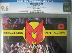 Miracleman #1 Gold Edition CGC 9.6 Eclipse 1985 Signed Alan Moore COA /400
