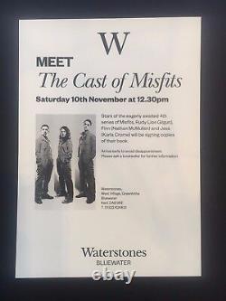 Misfits 1st Edition HB cast signed x 3 What's wrong with the youth today