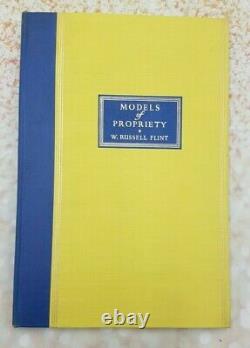Models of Propriety W Russell Flint Signed Limited 1st Edition