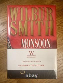 Monsoon-Wilbur Smith-SIGNED 1st EDITION-MacMillan 1999-NEW! (see description)