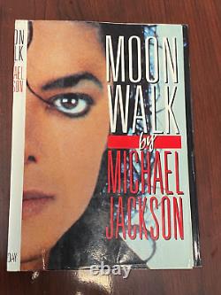 Moonwalk by Michael Jackson 1988, Hardcover 1st Edition Book Twice Signed RARE