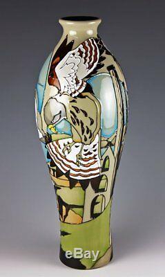 Moorcroft The Stone Kestrel Vase 42/12, Ltd/edition 44/50, Signed, 1st Quality