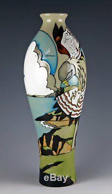 Moorcroft The Stone Kestrel Vase 42/12, Ltd/edition 44/50, Signed, 1st Quality