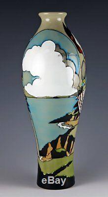 Moorcroft The Stone Kestrel Vase 42/12, Ltd/edition 44/50, Signed, 1st Quality