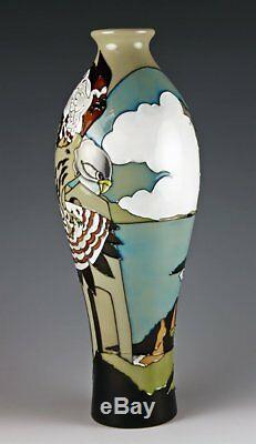 Moorcroft The Stone Kestrel Vase 42/12, Ltd/edition 44/50, Signed, 1st Quality