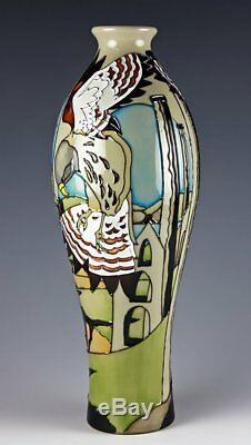 Moorcroft The Stone Kestrel Vase 42/12, Ltd/edition 44/50, Signed, 1st Quality