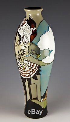 Moorcroft The Stone Kestrel Vase 42/12, Ltd/edition 44/50, Signed, 1st Quality