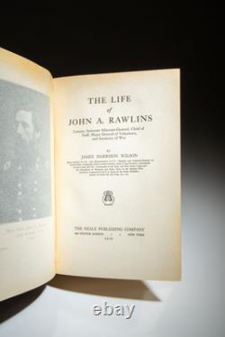 Moorfield Storey / Life Of John Rawlins Lawyer Assistant Signed 1st Edition 1916