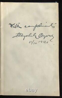 Moysheh Oyved 1918 Out of Chaos (1918 1st English Ed.) Signed by The Author