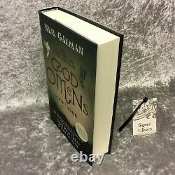 NEIL GAIMAN GOOD OMENS SCRIPT BOOK SIGNED 1/1 HBK 1st EDITION Terry Pratchett