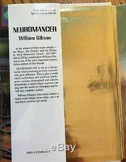 NEUROMANCER WILLIAM GIBSON Signed Limited Ed. #39 out of 375