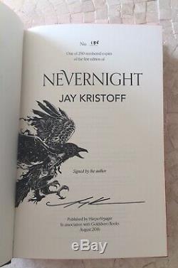 NEVERNIGHT by JAY KRISTOFF 1st/1st UK HB SIGNED & NUMBERED Extremely Rare