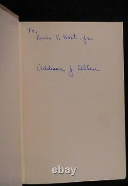 NEW ENGLAND GOTHIC by Addison Allen 1960 1st Edition 1st Printing HC withDJ SIGNED