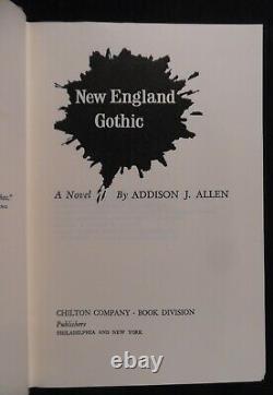 NEW ENGLAND GOTHIC by Addison Allen 1960 1st Edition 1st Printing HC withDJ SIGNED