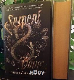 NEW! FAIRYLOOT Serpent and Dove Shelby Mahurin SIGNED REVERSIBLE COVER SPRAYED