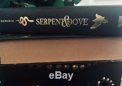 NEW! FAIRYLOOT Serpent and Dove Shelby Mahurin SIGNED REVERSIBLE COVER SPRAYED