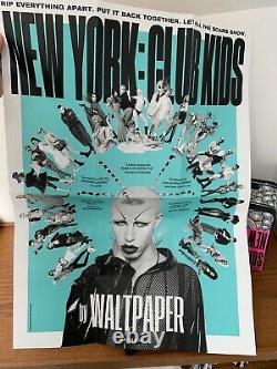 NEW YORK CLUB KIDS Book WALTPAPER Signed Poster Promo Gift Box MAC Michael Alig