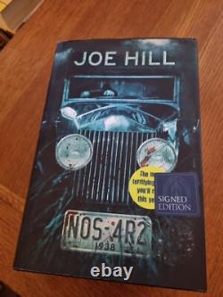 NOS4R2 Nosferatu Joe Hill Signed UK 1st edition hbk 2013 + Red Ink doodle