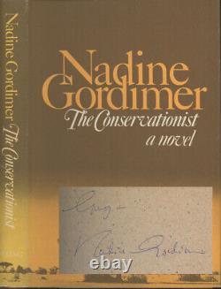 Nadine Gordimer / The Conservationist Signed 1st Edition 1975