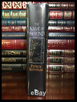 Name of the Wind SIGNED by PATRICK ROTHFUSS Hardback 1st Edition and Printing