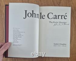Near Mint Signed John Le Carre 1st Edition The Night Manager (1993, 1st/1st)