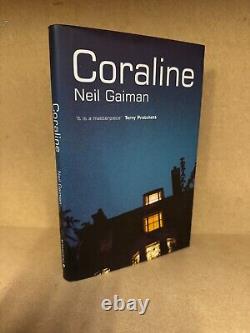 Neil Gaiman SIGNED Book Coraline UK 1st Edition 1st Printing ID117