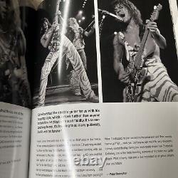 Neil Zlozower Signed 1st Edition 2011 Eddie Van Halen Rock Photography Hardcover