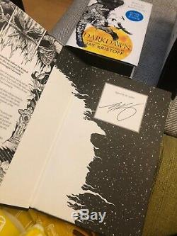 Nevernight Godsgrave Darkdawn Black Sprayed Edges Signed Illumicrate +extra