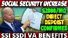 New Bill Signed 2800 Direct Deposit On Monday Social Security Increase Ssi Ssdi Va Benefits Raise