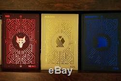 New! Fairyloot Signed Red Rising Trilogy By Pierce Brown Limited Ed In Hand