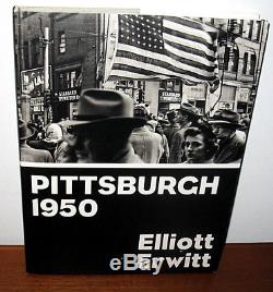 New SIGNED Elliott Erwitt Pittsburgh 1950 Photographs 1st HC DJ Portraits People