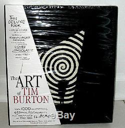New Sealed SIGNED Tim Burton The Art of Deluxe 2nd ED Woman Lithograph Case
