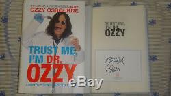 New Signed Trust Me I'm Dr. Ozzy Obourne Advice Ultimate Survivor Book HC DJ 1/1