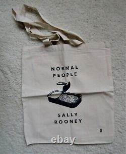 Normal People signed 1st edition, unread + tote bag