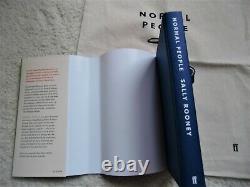 Normal People signed 1st edition, unread + tote bag