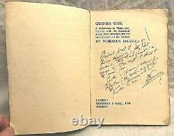 Norman Davey The Guinea Girl Signed Proof with Handwritten Amendments, 1921