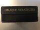 OBLIQUE STRATEGIES Brian Eno / Peter Schmidt 1st EDITION 1975 numbered/signed