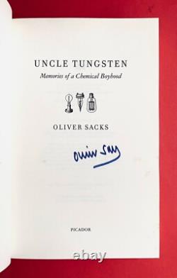OLIVER SACKS Uncle Tungsten SIGNED Rare Signed 1st UK Edition 2001