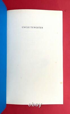 OLIVER SACKS Uncle Tungsten SIGNED Rare Signed 1st UK Edition 2001