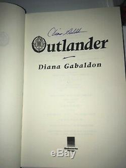 OUTLANDER SET, Diana Gabaldon First Ed. Hardcover DJ SIGNED Books 1- 8