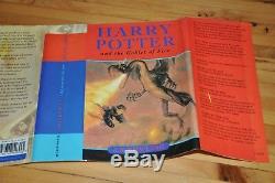 Official Signing 1st/1st Ed Harry Potter And The Goblet Of Fire J. K. Rowling