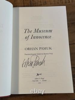 Orhan Pamuk The Museum Of Innocence Signed 1st Edition Book