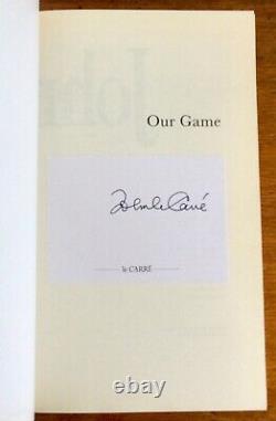 Our Game John le Carre SIGNED First Edition 1st/1st Hbk Dw 1995 Rare