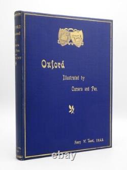 Oxford Illustrated by Camera and Pen SIGNED HENRY W. TAUNT 1911 1st Edition